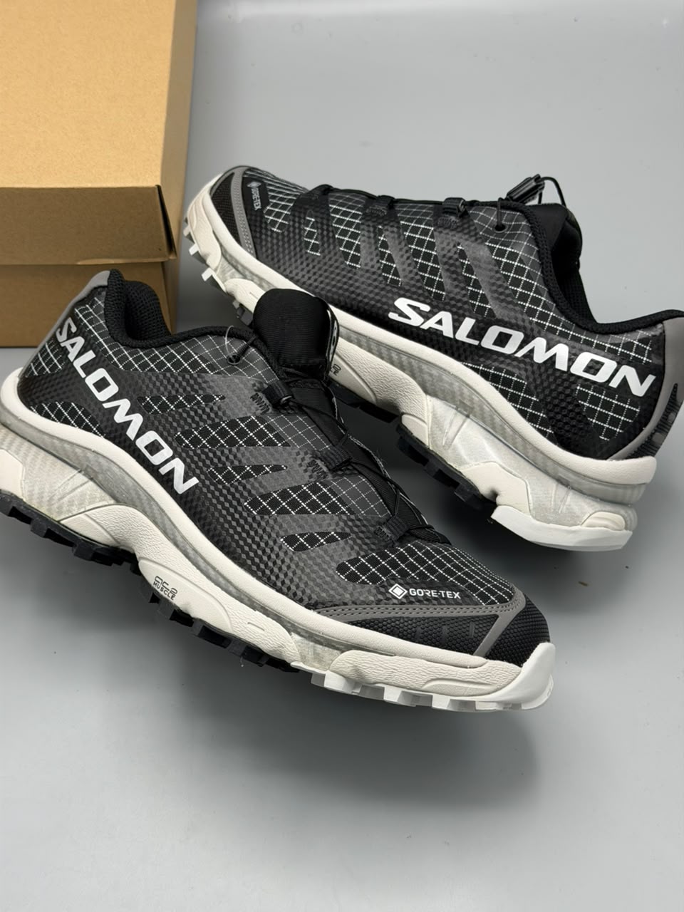 Salomon ACS Pro Gore-Tex – Negro, Gris y Blanco | Calidad G5 🖤🩶🤍