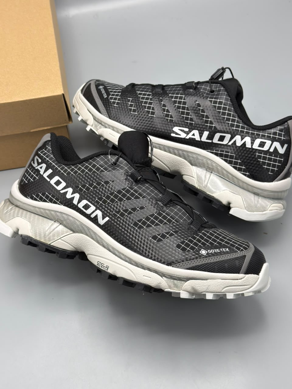 Salomon ACS Pro Gore-Tex – Negro, Gris y Blanco | Calidad G5 🖤🩶🤍