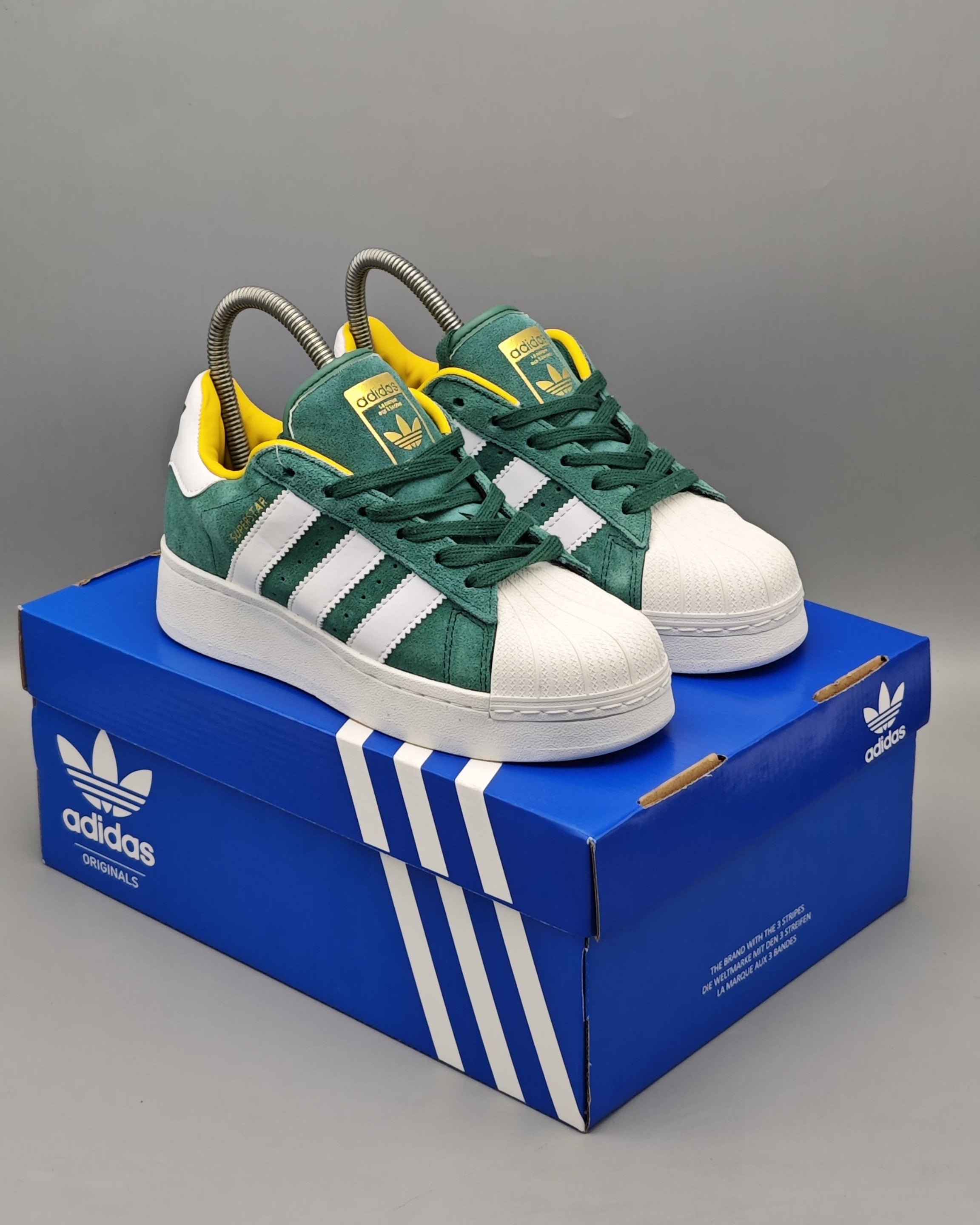 Adidas Superstar Suede Green/White