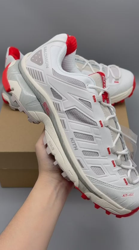 Salomon XT-4K x KITH – Blanco, Gris y Rojo | Calidad G5